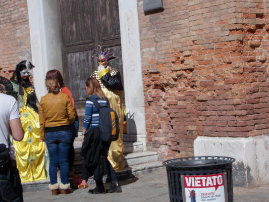 Carnaval em Veneza na Itália