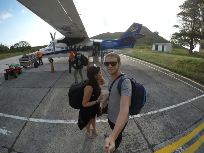 Limite de bagagem no voo entre San Andrés e Providência