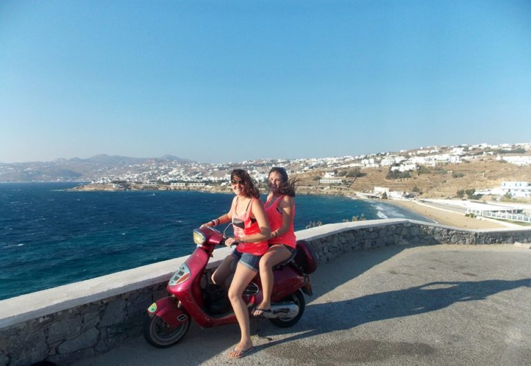 Scooter Mykonos Grécia
