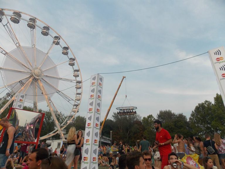 Festas no verão europeu Sziget Festival Budapeste