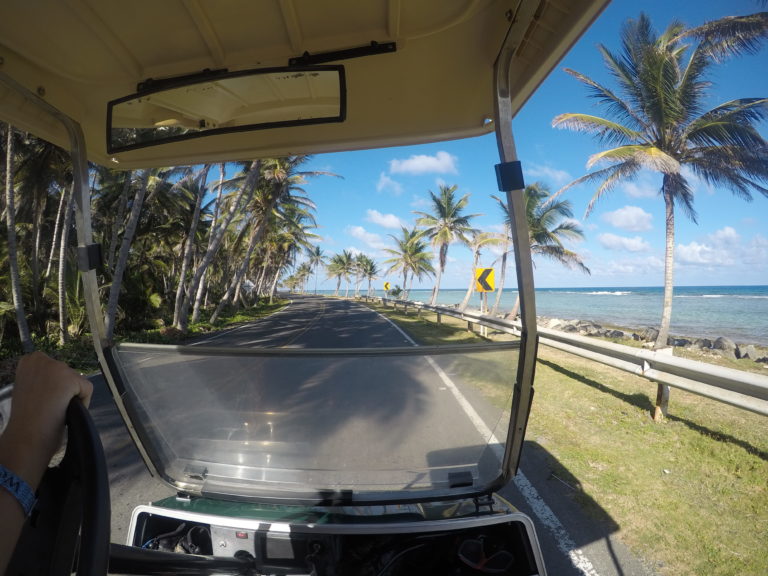 Volta a ilha em San Andrés de carrinho de golfe